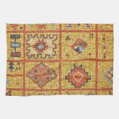 Dekorationsarchitektur-Marokko-Islam des Mosaiks Geschirrtuch (Horizontal)