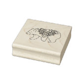 Dekorationsbär Gummistempel (Stempel)