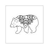 Dekorationsbär Gummistempel (Prägung)