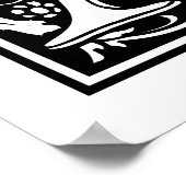 Dekorationsbrief A Poster (Ecke)