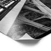 Dekorationsbrücke Fotodruck (Ecke)