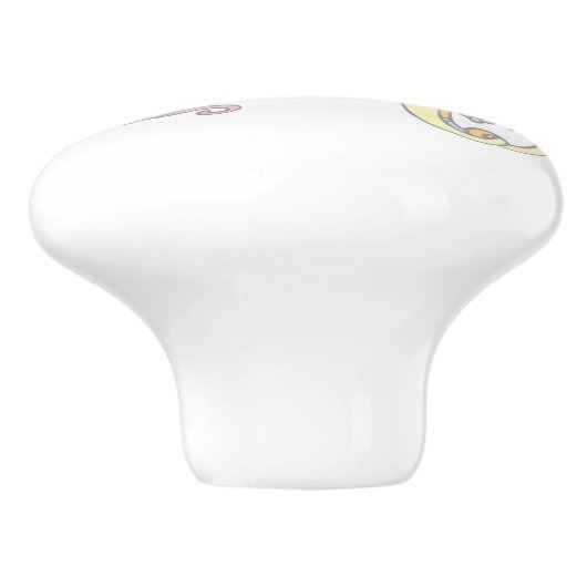 Dekorationsbuchstabe M mit Monogramm Griff (Seitenansicht)