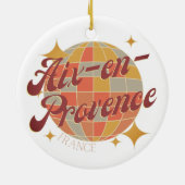 Dekorationsdekoration von Aix-en-Provence Frankrei Keramik Ornament (Hinten)