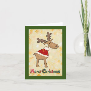 Dekorationselk Feiertagskarte