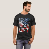 Dekorationsflagge der Squat Bench Deadlift T-Shirt (Vorne ganz)