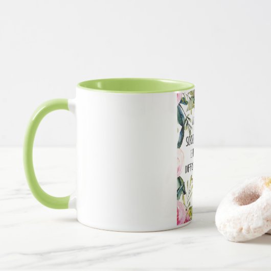 Dekorationsgeschenk des Büros für Schulpsychologen Tasse (Mit Donut)