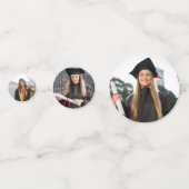 Dekorationsgrad der personalisierten Graduierungsp Konfetti (Rückseiten)