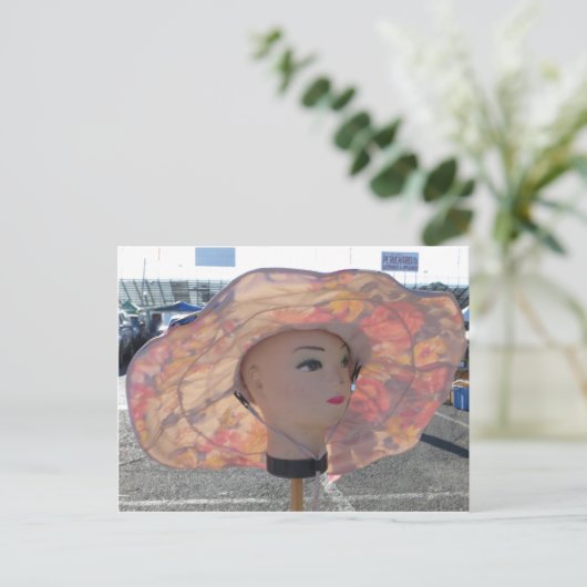 Dekorationskopf Postkarte (Stehend Vorderseite)