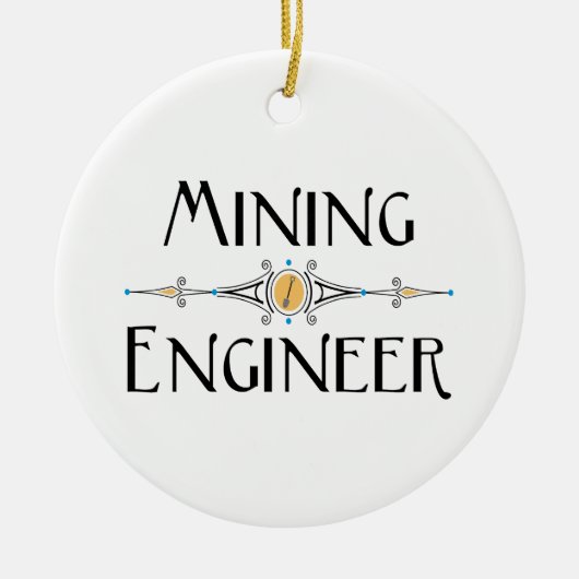 Dekorationslinie des Bergbauingenieurs Keramik Ornament (Vorne)