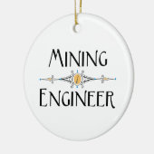 Dekorationslinie des Bergbauingenieurs Keramik Ornament (Links)