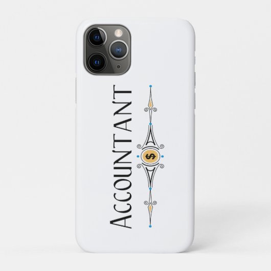 Dekorationslinie des Buchhalters Case-Mate iPhone Hülle (Rückseite)
