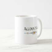 Dekorationslinie des Buchhalters Kaffeetasse (VorderseiteRechts)