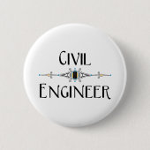 Dekorationslinie des zivilen Ingenieurs Button (Vorderseite)