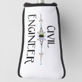 Dekorationslinie des zivilen Ingenieurs Golf Headcover (Rotieren 90)