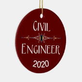 Dekorationslinie des zivilen Ingenieurs Keramik Ornament (Rechts)