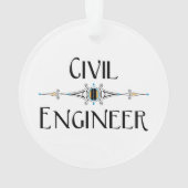 Dekorationslinie des zivilen Ingenieurs Ornament (Rückseite)