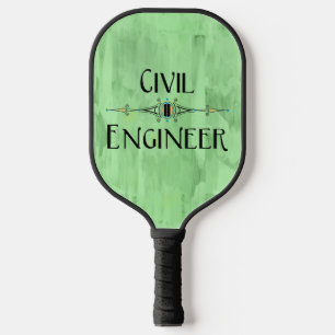 Dekorationslinie des zivilen Ingenieurs Pickleball Schläger