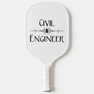 Dekorationslinie des zivilen Ingenieurs Pickleball Schläger