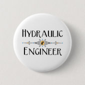 Dekorationslinie für hydraulische Ingenieure Button (Vorderseite)