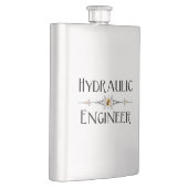 Dekorationslinie für hydraulische Ingenieure Flachmann (Rechts)