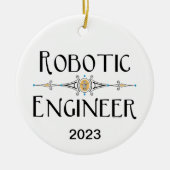 Dekorationslinie für Roboteringenieure Keramik Ornament (Vorne)