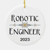 Dekorationslinie für Roboteringenieure Keramik Ornament (Hinten)