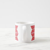 Dekorationsmuster - Geometrischer Trend Espressobe Espressotasse (Rückseite)
