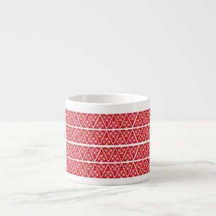 Dekorationsmuster - Geometrischer Trend Espressobe Espressotasse