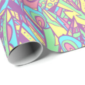 Dekorationspapier für Federn Geschenkpapier (Rolleneckpunkt)