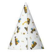 Dekorationspapier für niedliche Kindergeburtstag Partyhütchen (Rückseite)