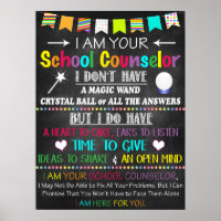 Dekorationsposter des Schulberaters