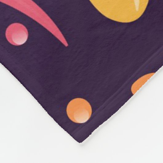 Dekorationsschädel Fleecedecke (Ecke)