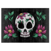 Dekorationsschädel Schneidebrett (Vorderseite)