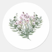 Dekorationssticker Runder Aufkleber (Vorderseite)