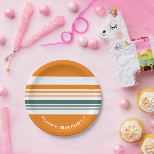 Dekorationsstreifen Pappteller (Party)