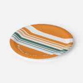 Dekorationsstreifen Pappteller (Schrägansicht)