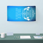 Dekorationszeichen für das Reiseziel eines Kreuzfa Banner (Messe)