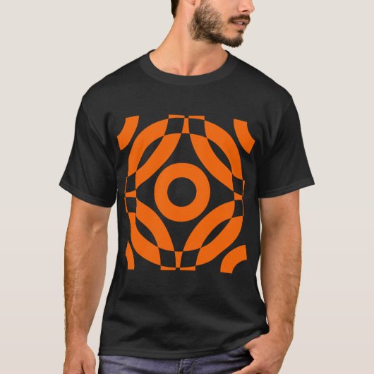 Dekorativ 02 - Orange T-Shirt (Vorderseite)
