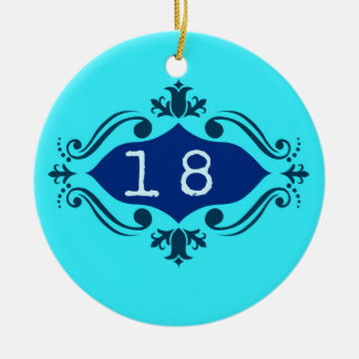 Dekorativ 18 keramikornament