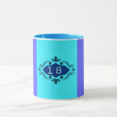 Dekorativ 18 tasse (Zentrum)