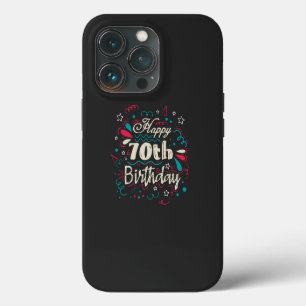 Dekorativ 70. Geburtstag Case-Mate iPhone Hülle