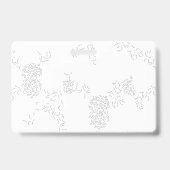 Dekorativ, blassgrau ausweis (Rückseite)