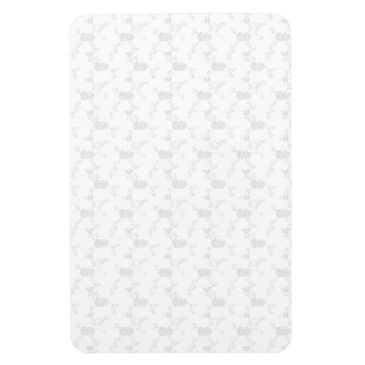 Dekorativ, blassgrau magnet (Vertikal)