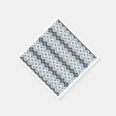 Dekorativ Blau und Aquamarines Papier Napkins Serviette (Ecke)