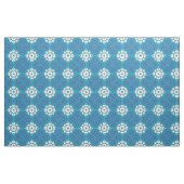 Dekorativ Boho Chic Blue & White Geometric Stoff (Yard (91,4 cm))