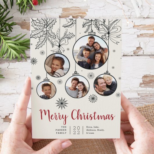 dekorativ | Foto Collage Urlaubskarte Feiertagskarte