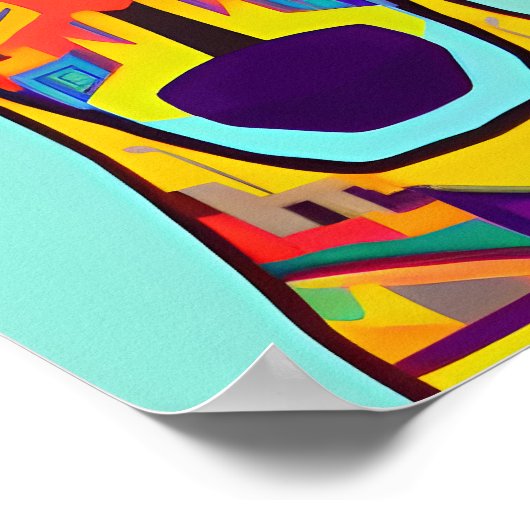 Dekorativ für Hunde Poster (Ecke)