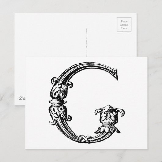 DEKORATIV G POSTKARTE (Vorne/Hinten)