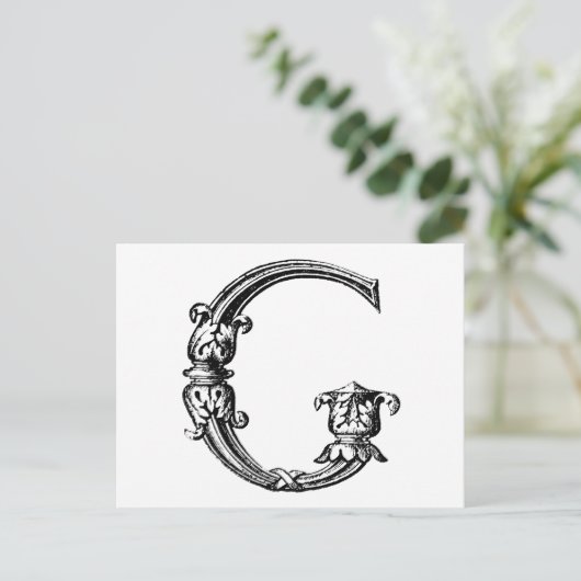 DEKORATIV G POSTKARTE (Stehend Vorderseite)