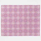 Dekorativ gemustert lila fleecedecke (Vorderseite (Horizontal))